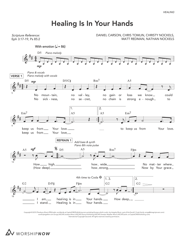 Healing Is In Your Hands