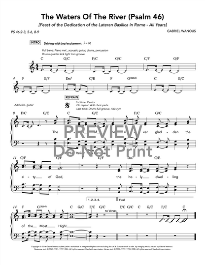 The Waters Of The River (Psalm 46) [Feast of the Dedication of the Lateran Basilica in Rome | All Years]