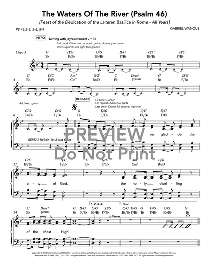 The Waters Of The River (Psalm 46) [Feast of the Dedication of the Lateran Basilica in Rome | All Years]