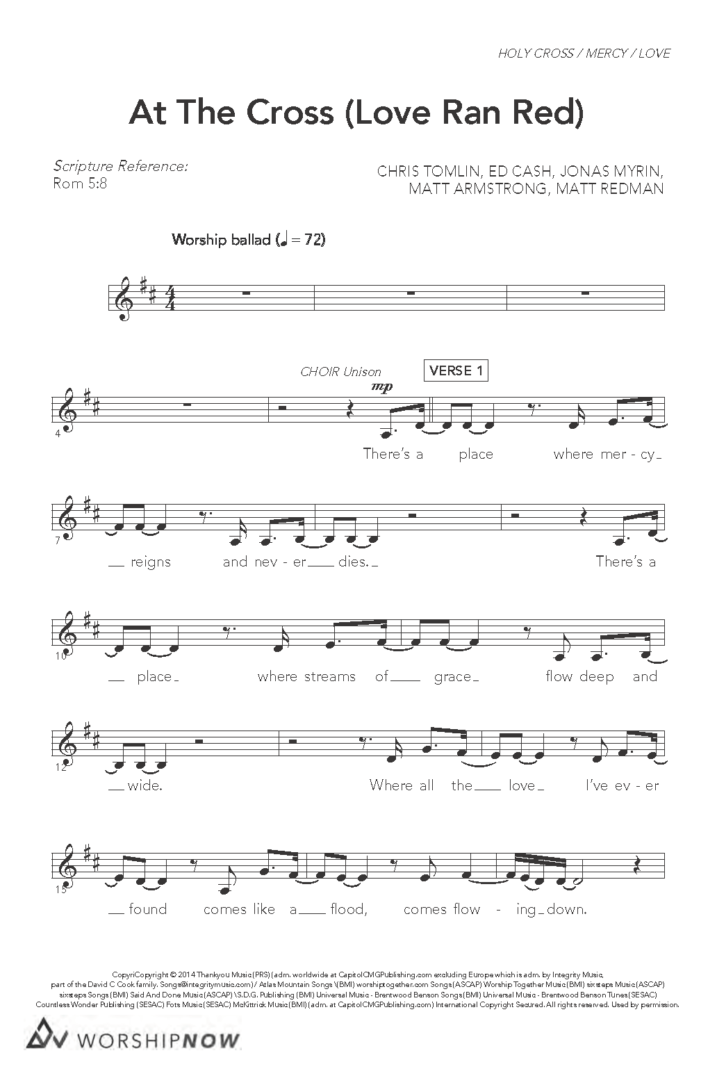 At The Cross (Love Ran Red) – WORSHIPNOW