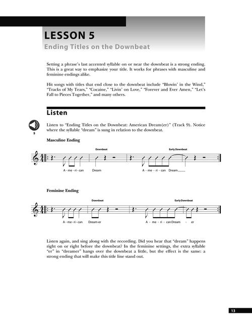 The Songwriter's Workshop: Melody