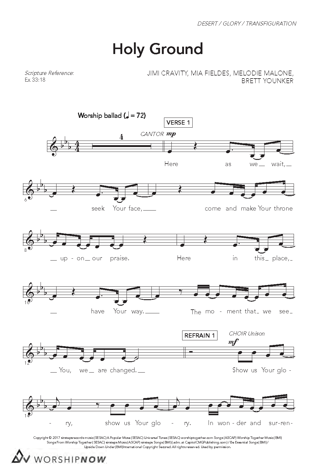 Holy Ground Script Holy Ground – WORSHIPNOW