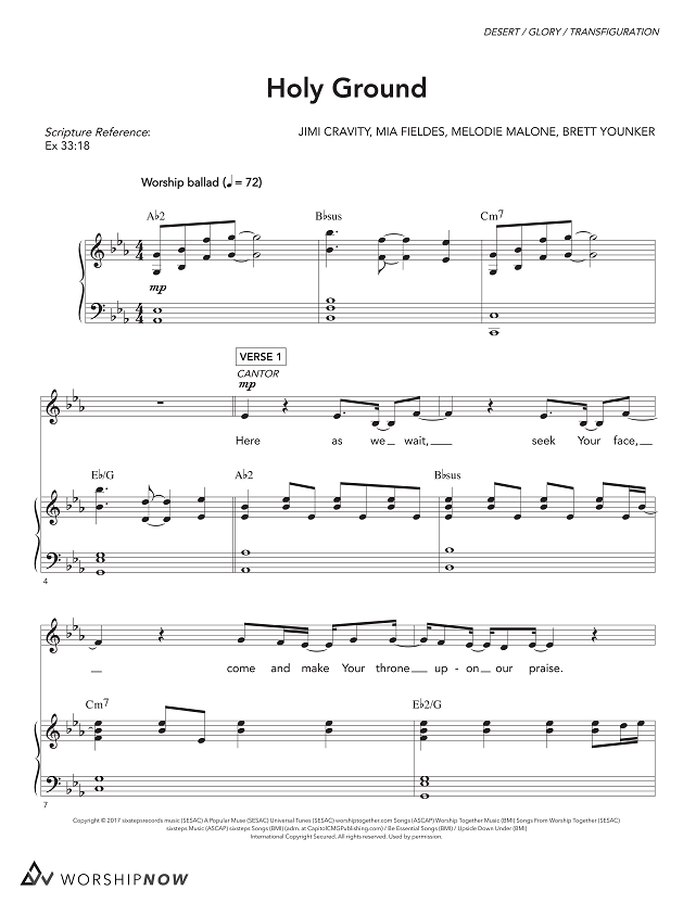 Holy Ground Script Holy Ground – WORSHIPNOW