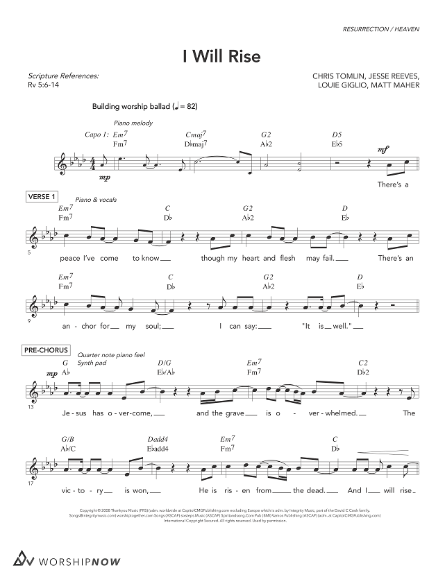 I Will Rise – WORSHIPNOW