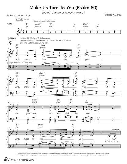 Make Us Turn To You (Psalm 80) [Fourth Sunday of Advent | Year C]