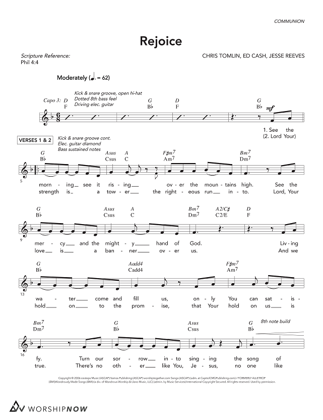 Rejoice – WORSHIPNOW