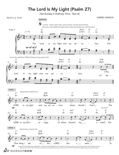 The Lord Is My Light (Psalm 27) [3rd Sunday in Ordinary Time | Year A]