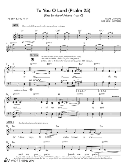 To You O Lord (Psalm 25) [First Sunday of Advent | Year C]