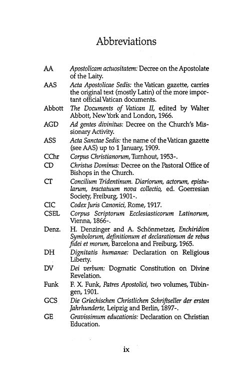 Vatican Council II: Constitutions, Decrees, Declarations